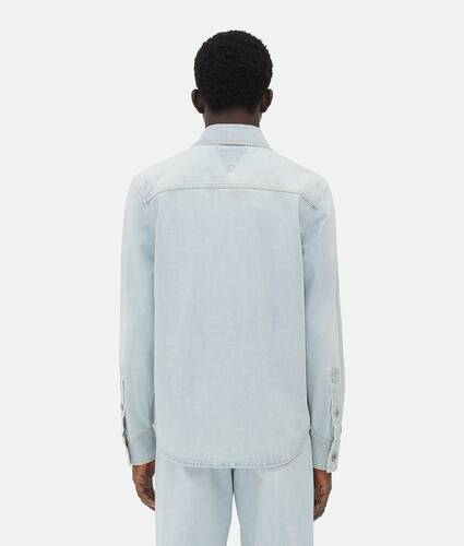 Extra Bleached Denim Overshirt