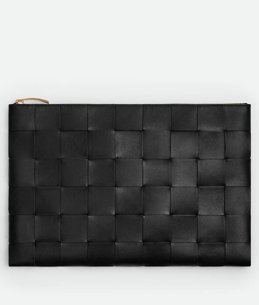 【売り切り】美品BOTTEGA VENETA  ラージ カセット ポーチ25cm