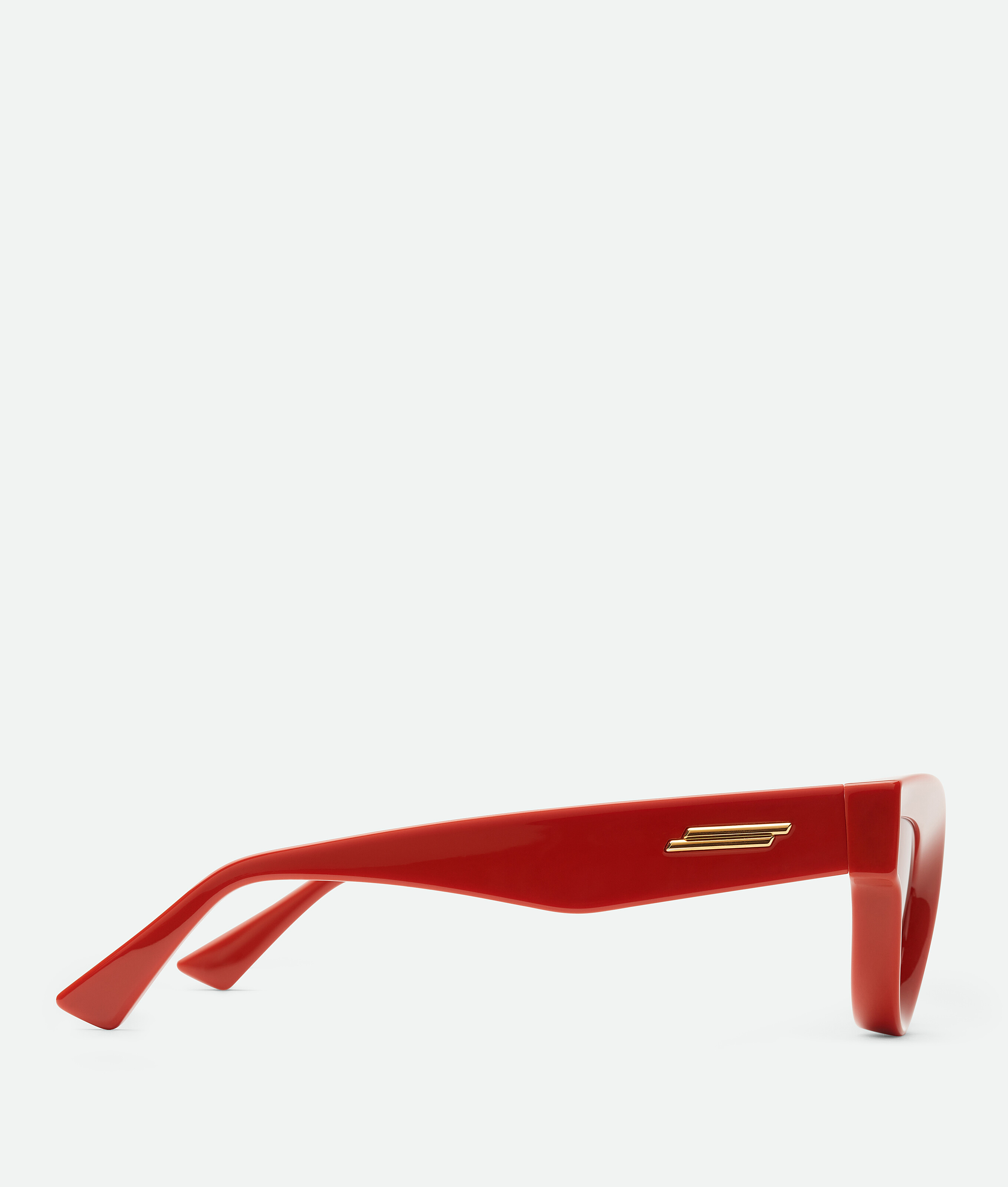 Shop Bottega Veneta Sharp Cat Eye Sunglasses In Orange