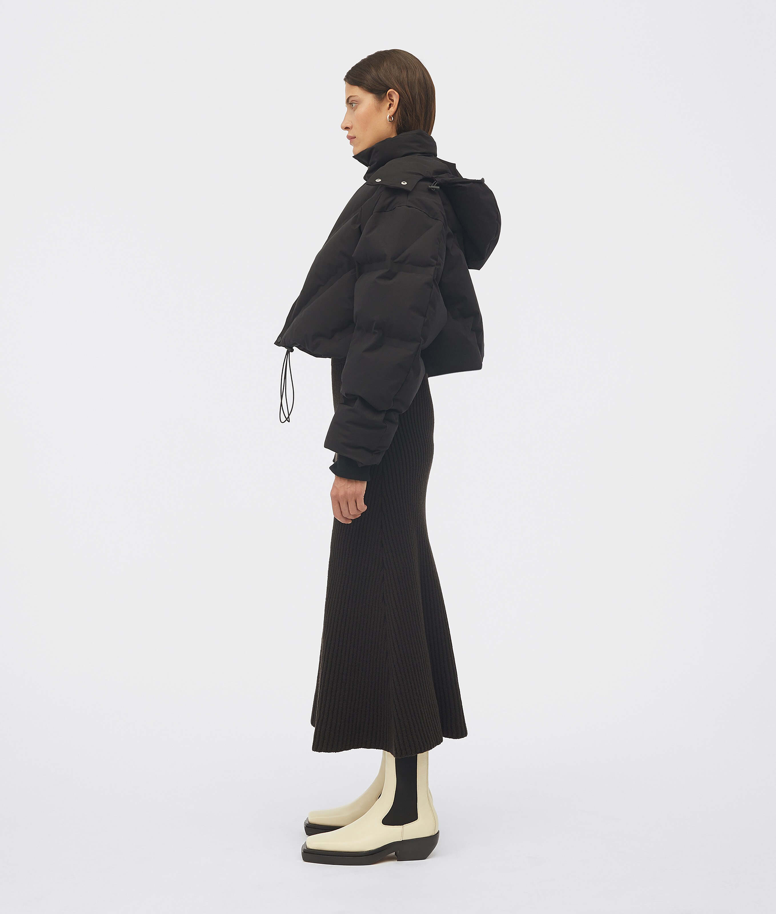 Women's PUFFER JACKET in Black Bottega Veneta Hong Kong SAR China EN - Image 4