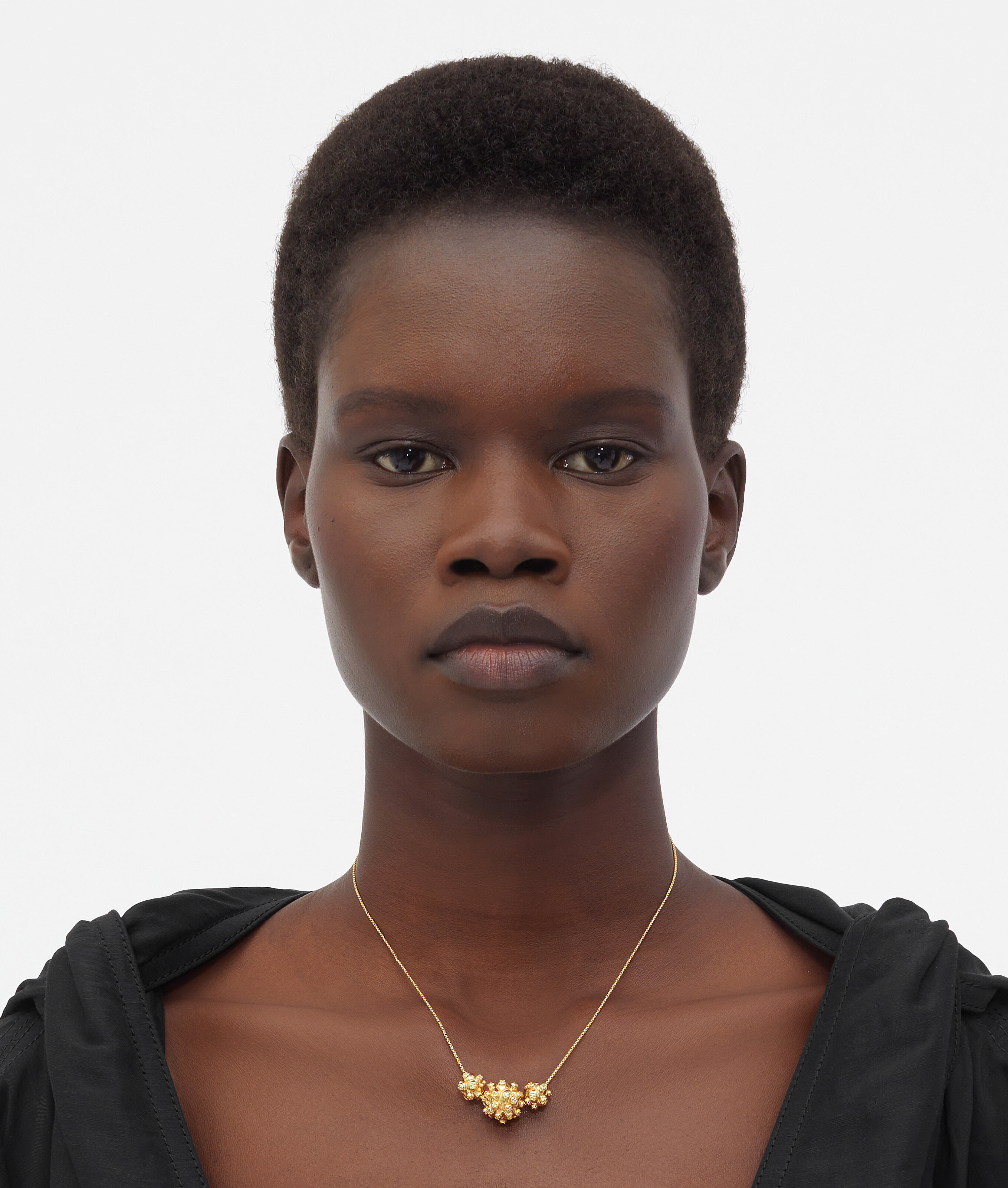 Bottega Veneta Drop Necklace - White - Woman