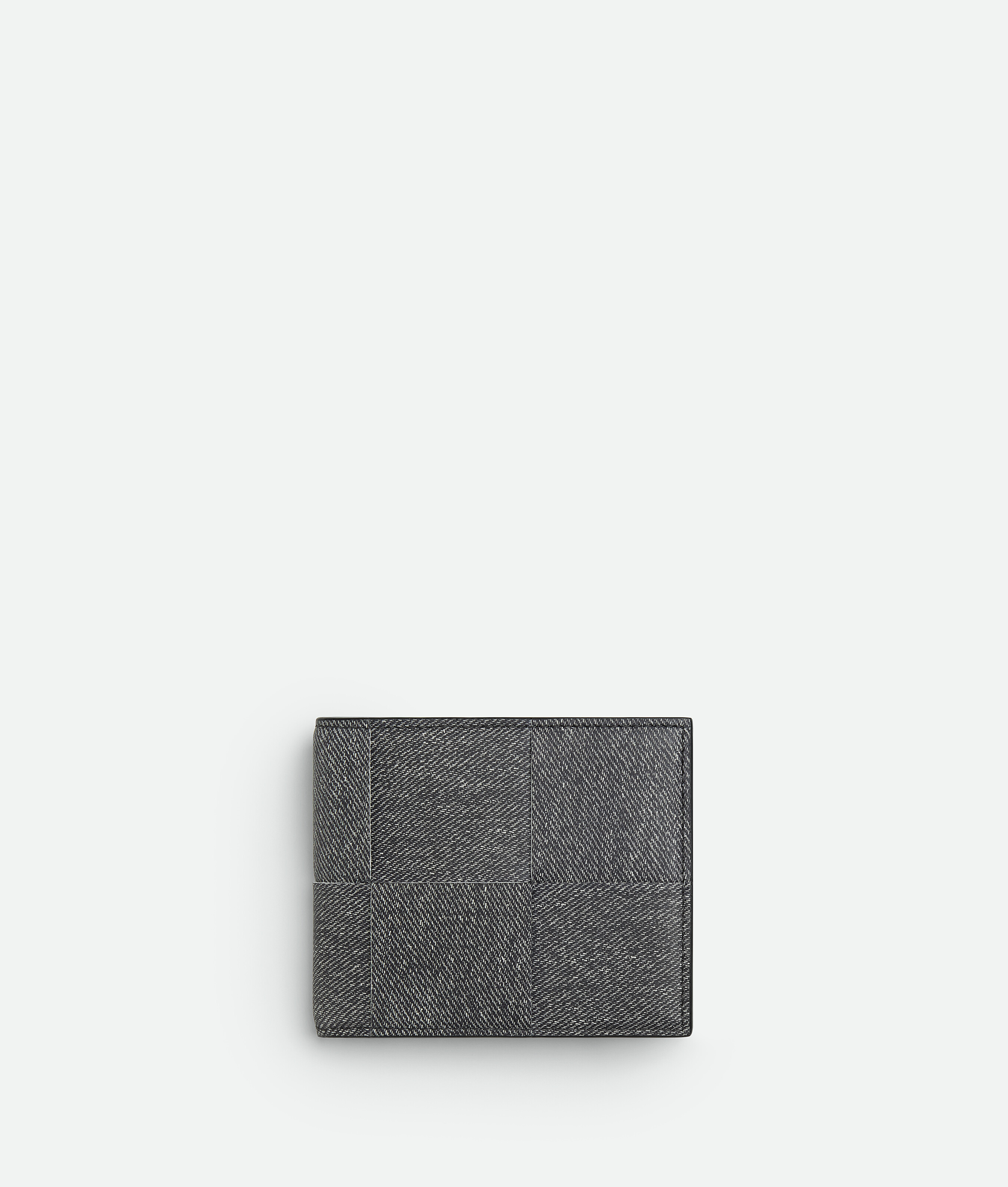 Bottega Veneta Cassette Bi-fold Wallet With Coin Purse - Mid Grey/ardoise - Man