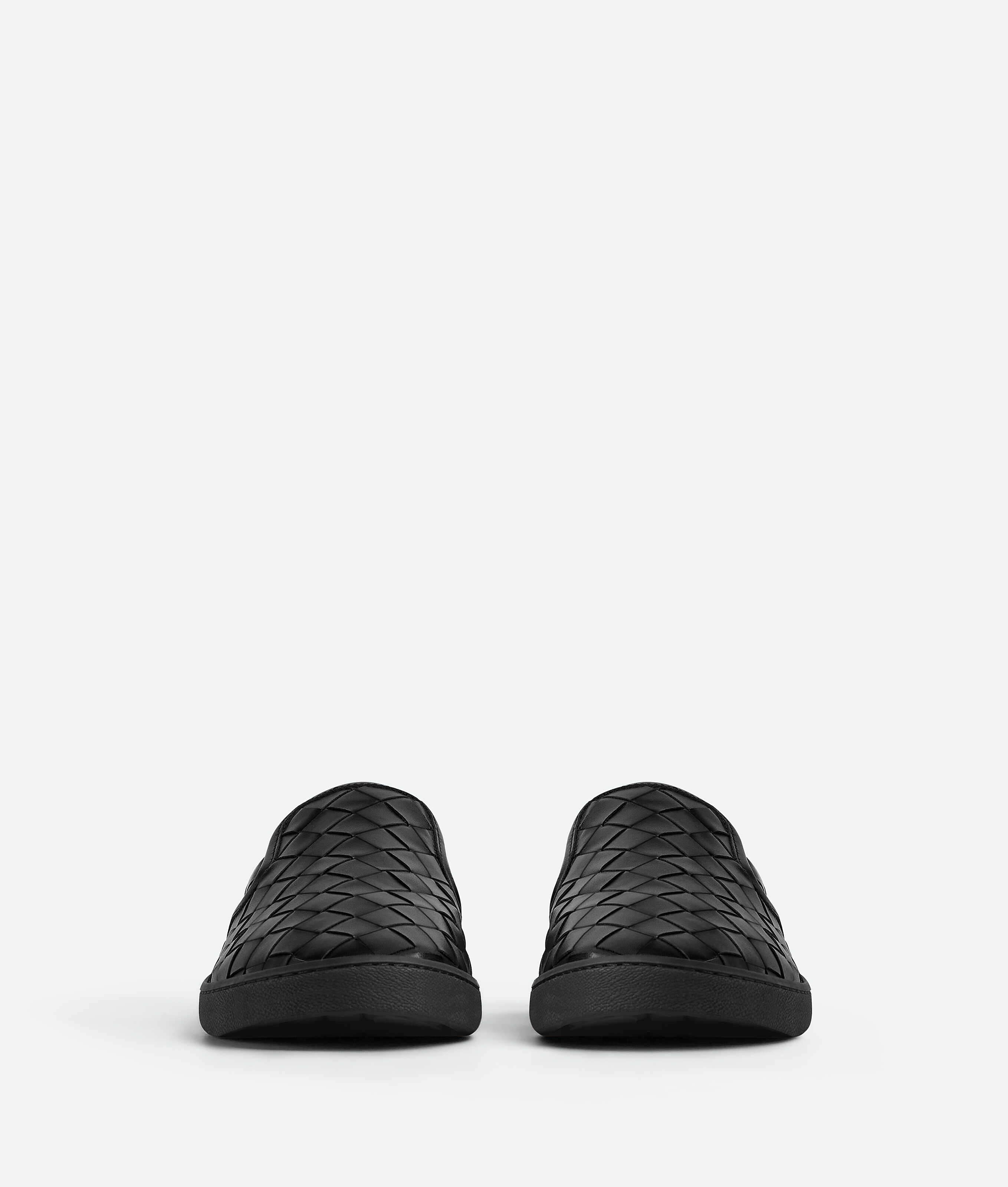 Shop Bottega Veneta Sawyer Sneakers In Black
