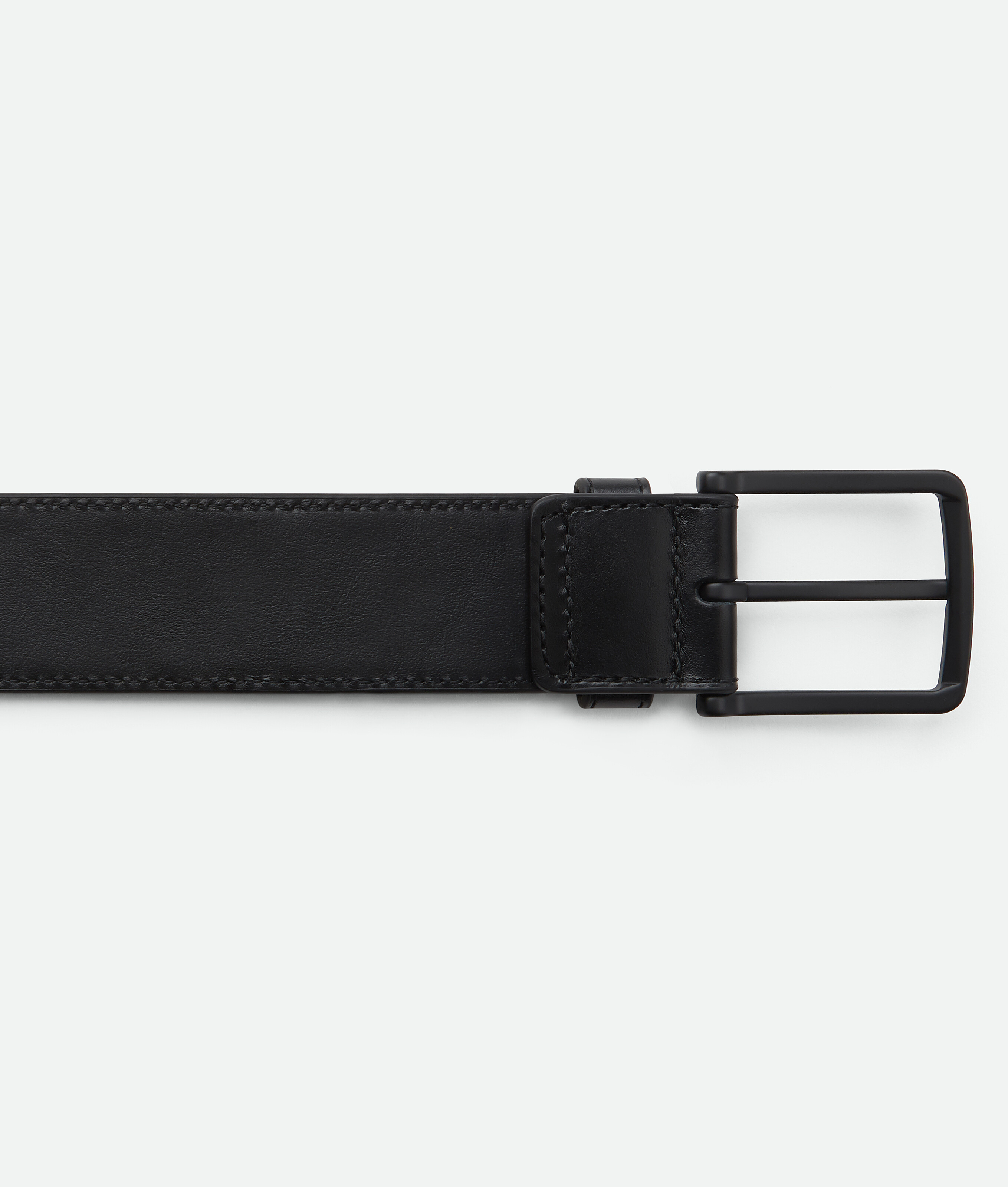 Shop Bottega Veneta Intrecciato Belt In Black