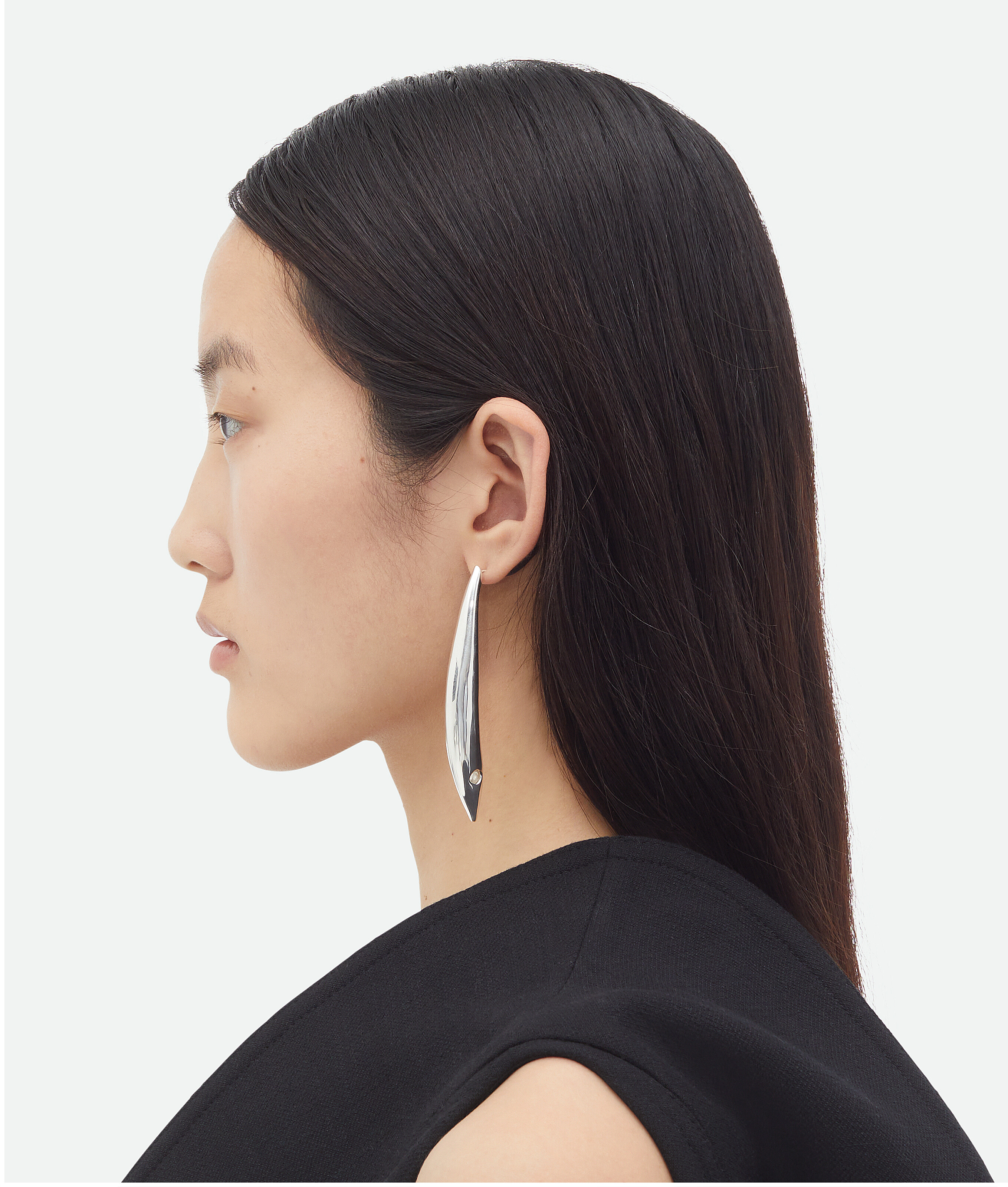 Bottega Veneta Sardine Earrings In Silver