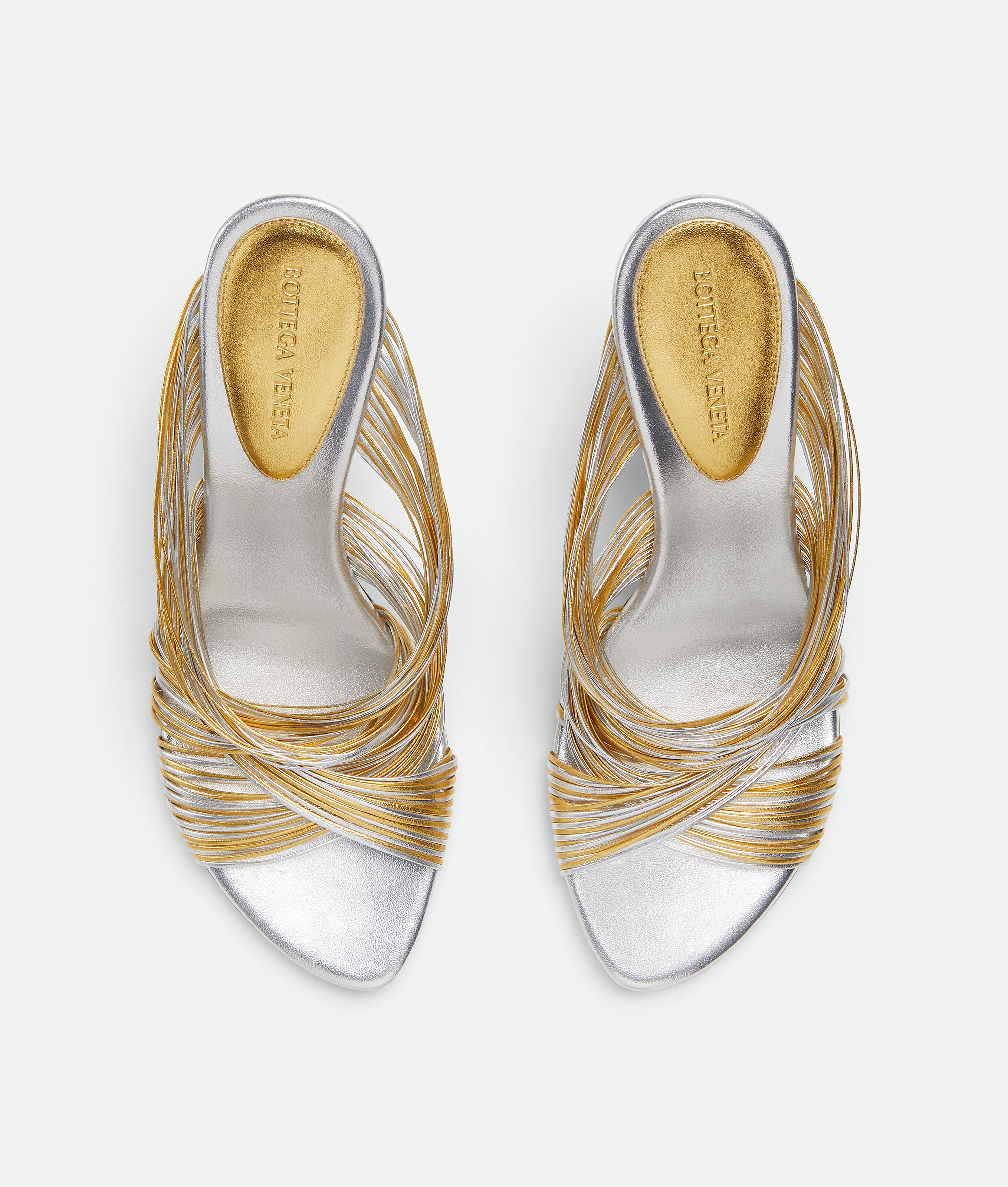 Bottega Veneta Rana Mule In Gold