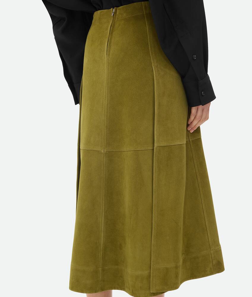 Display a large version of the product image 4 - Suede Leather Skirt