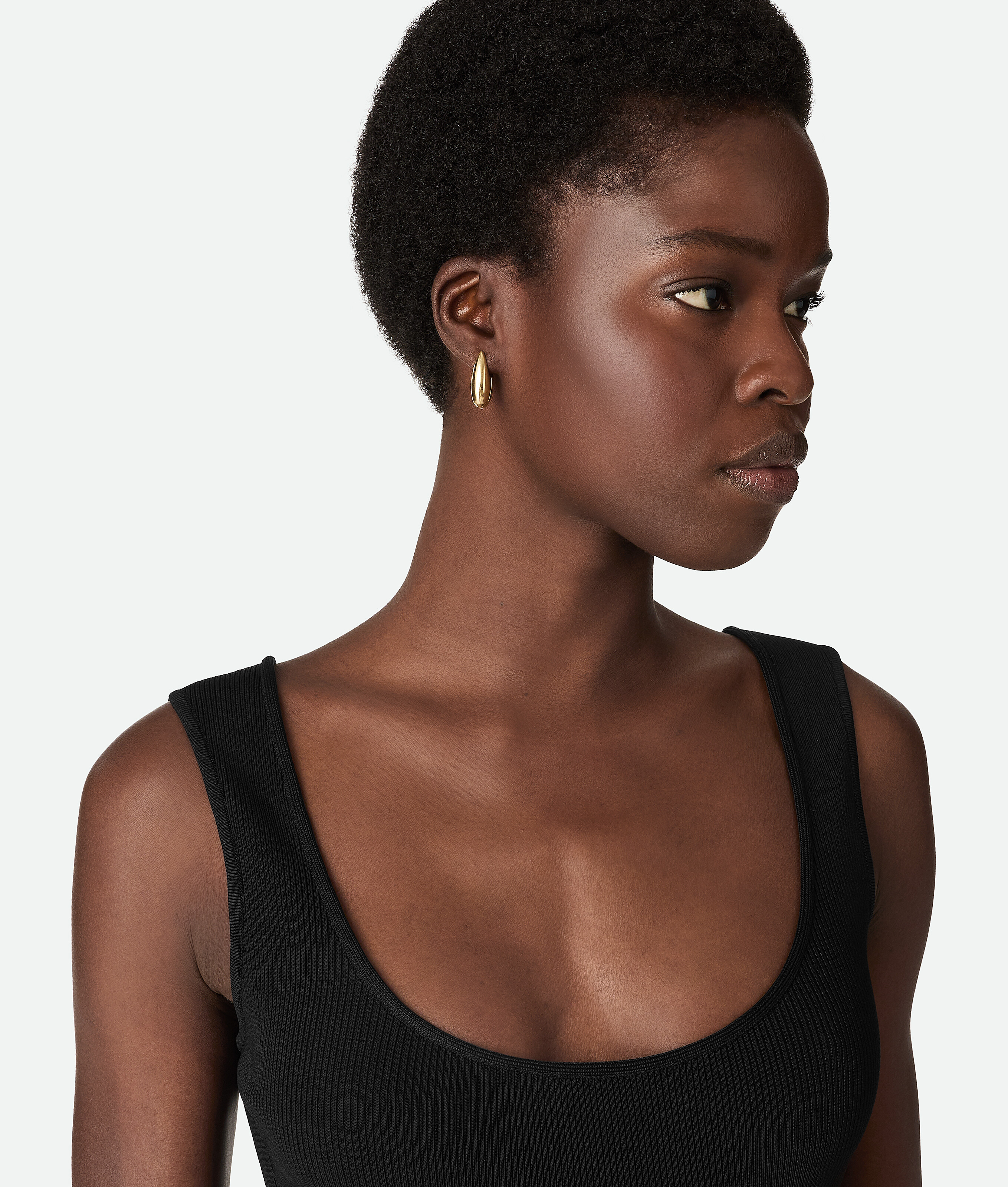 Bottega Veneta - Women's Ellipse Earrings in 18k Gold-Finish Sterling Silver