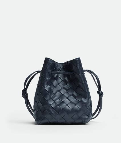 borsa a secchiello intrecciato piccola