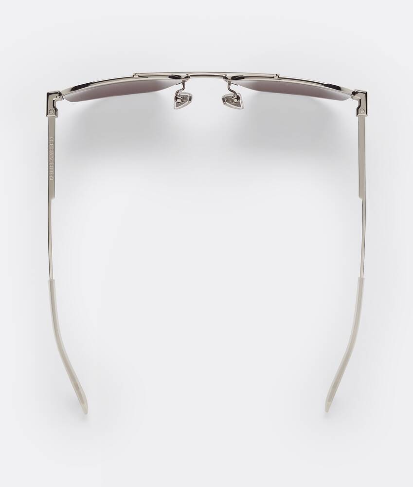 Display a large version of the product image 3 - Bond Metal Half-Rim Aviator Sunglasses