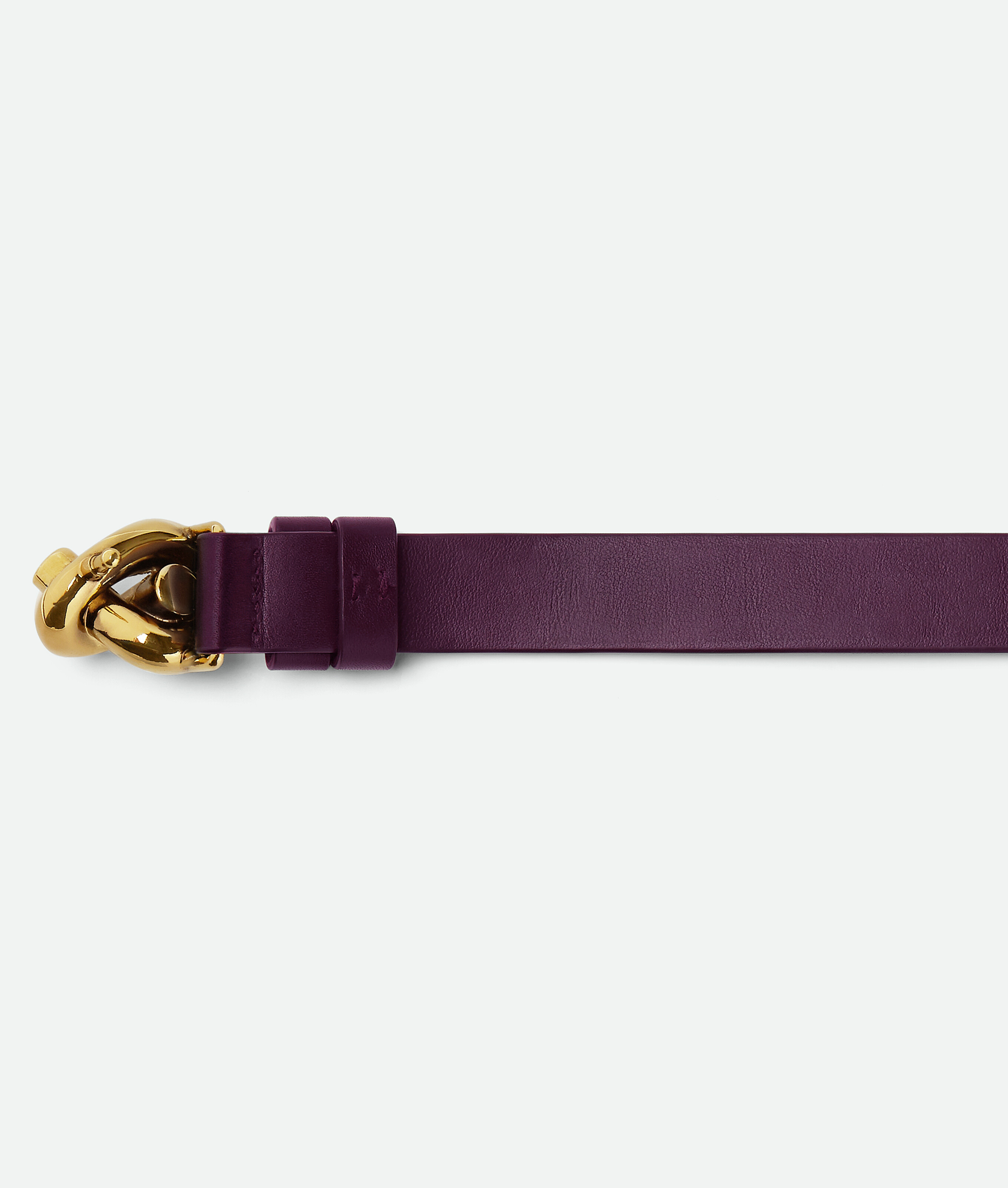 Shop Bottega Veneta Knot Gürtel In Purple