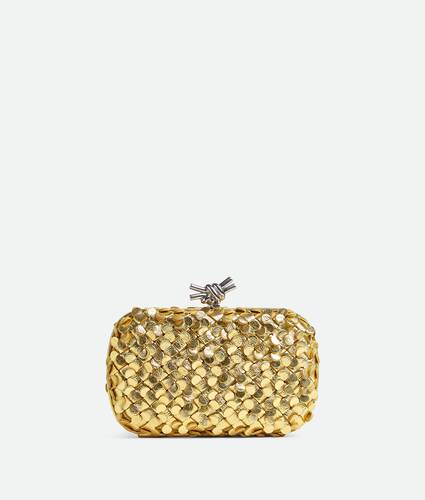 Bottega Veneta Intrecciato Knot Clutch