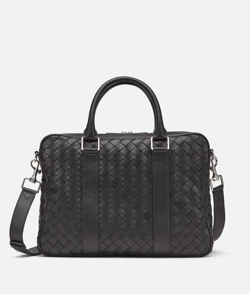 Display a large version of the product image 1 - Medium Classic Intrecciato Briefcase