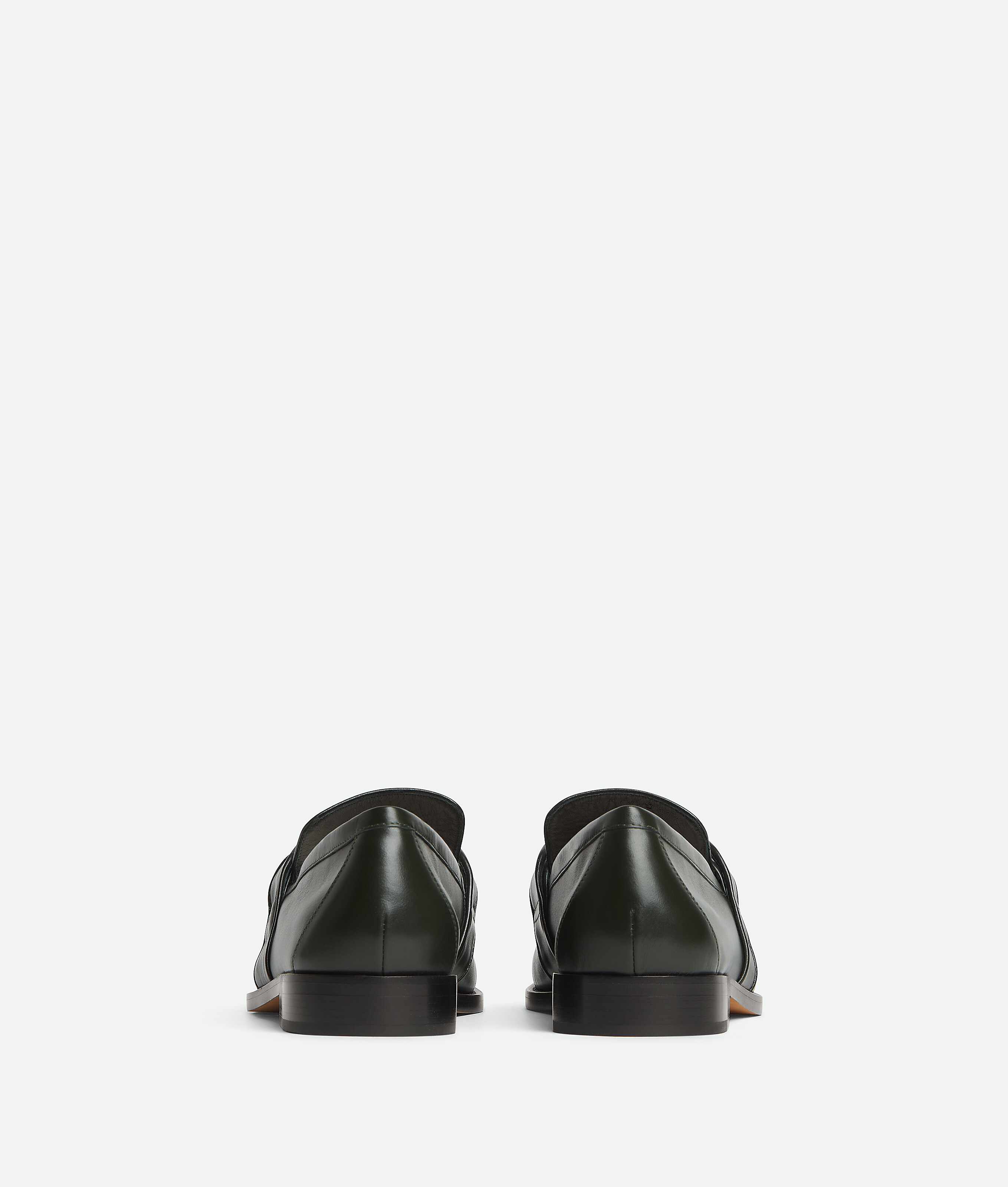 Bottega Veneta Astaire Loafer Shoes In Dark Green