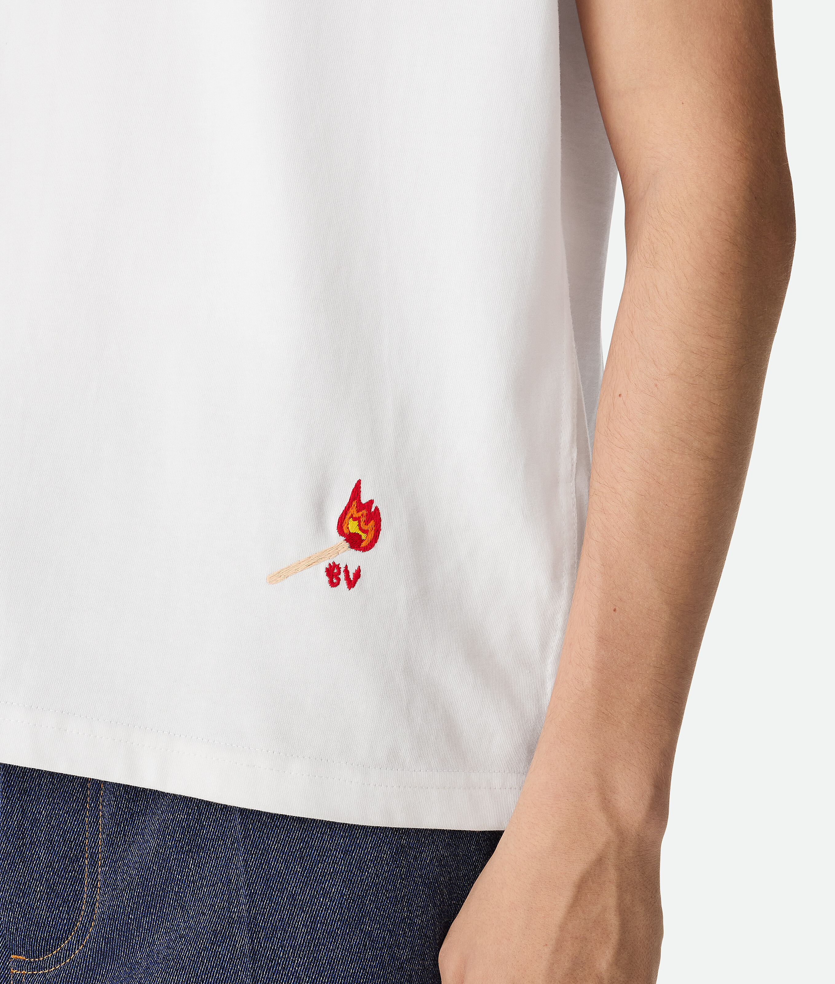 BOTTEGA VENETA T-SHIRT EN JERSEY DE COTON