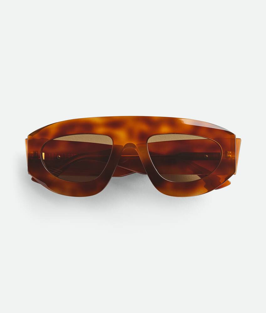 Occhiali da sole a mascherina Ultrathin in HAVANA/HAVANA/BROWN