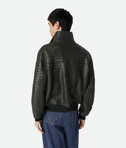 Intrecciato Leather Blouson