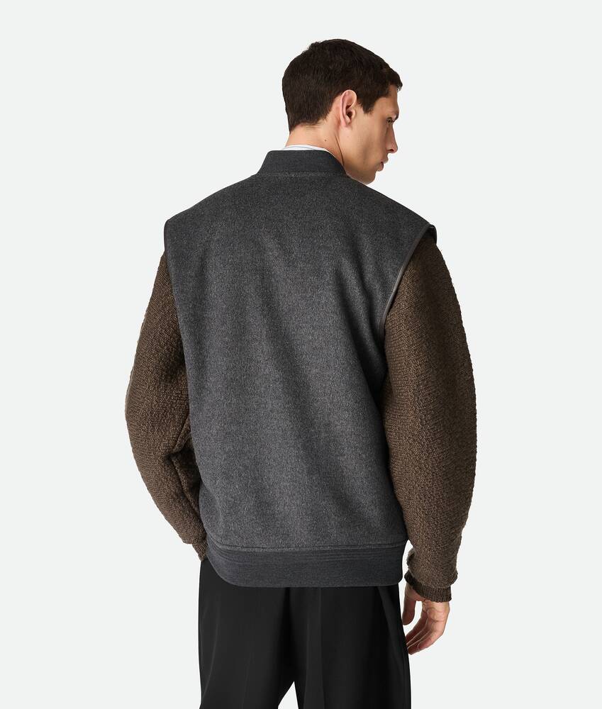 大きな商品イメージを表示する 3 - ダブルフェイスウール ジレ