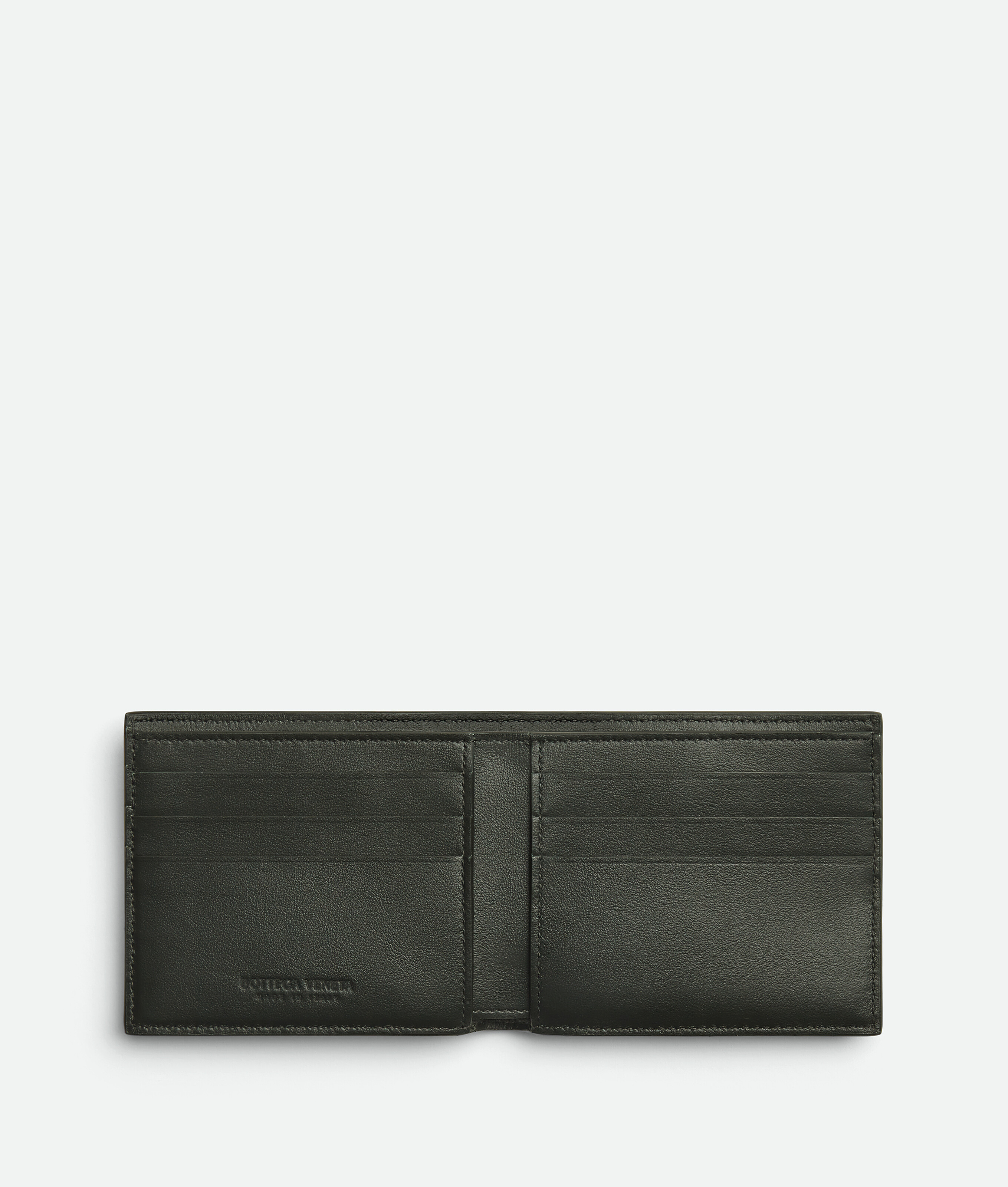 Shop Bottega Veneta Cassette Bi-fold Wallet In Green