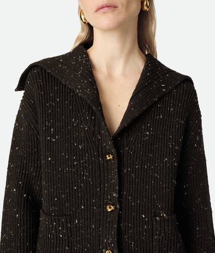 Wool English Rib Cardigan