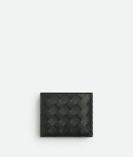 Intrecciato Diagonal Bi-Fold Wallet With Coin Purse