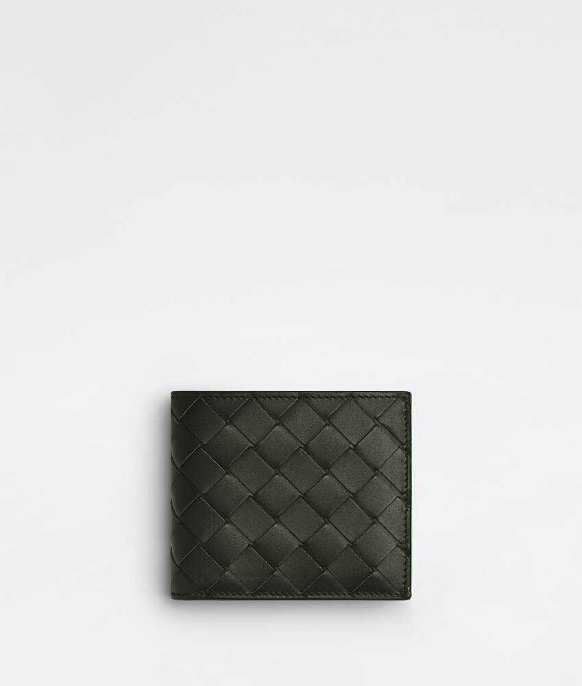 Bottega Veneta® Men's Intrecciato Bi-Fold Wallet With Coin Purse in Dark  Green. Shop online now.