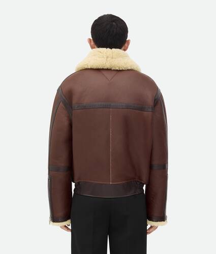 Blouson aviateur en shearling