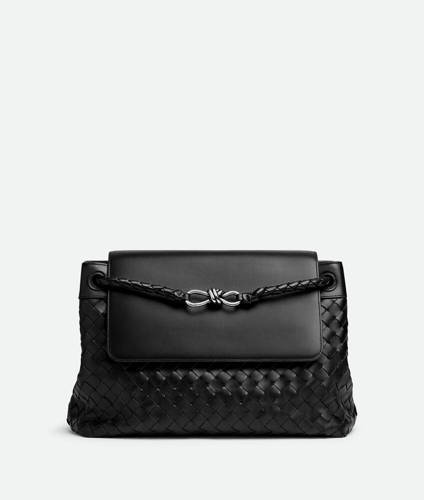 Men's Andiamo Messenger in Black Bottega Veneta US