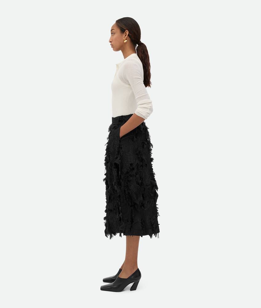 Display a large version of the product image 2 - Viscose Fil Coupe Skirt