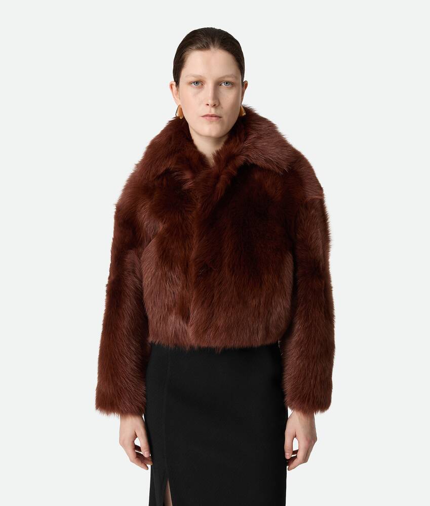 Display a large version of the product image 1 - Toscana Shearling Cropped Blouson