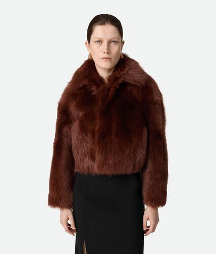 Display a large version of the product image 1 - Toscana Shearling Cropped Blouson