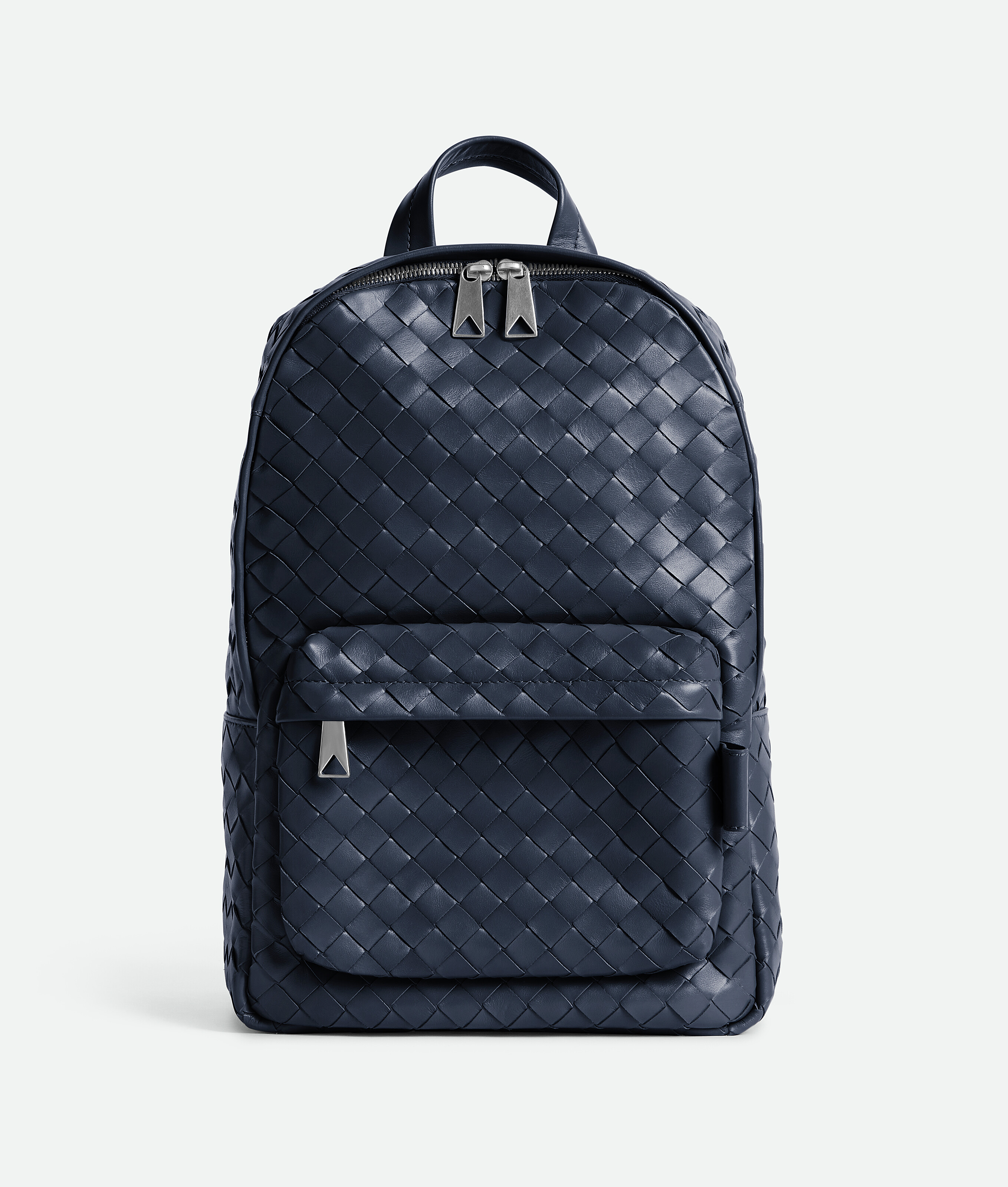 Shop Bottega Veneta Small Intrecciato Backpack In Blue
