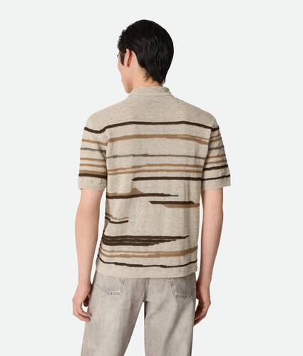 Linen And Cotton Polo