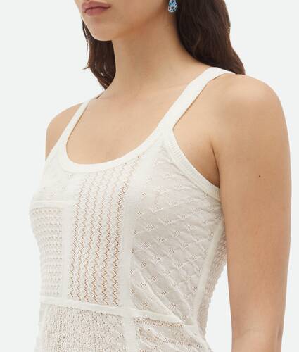 Pointelle Cotton Tank Top