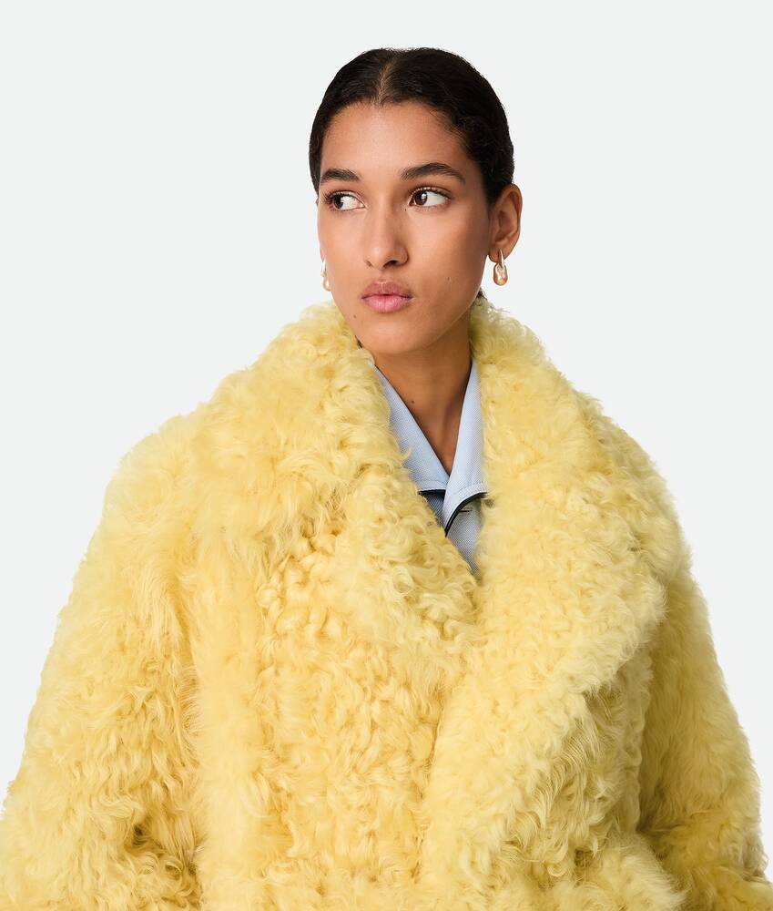 Display a large version of the product image 4 - Curly Shearling Coat