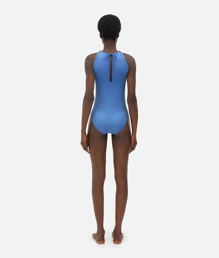 Display a large version of the product image 3 - Stretch Nylon Swimsuit With Knot Detail At Neck