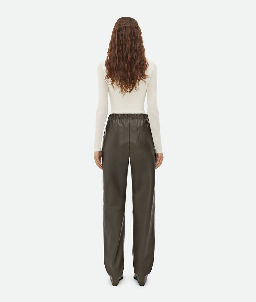 Display a large version of the product image 3 - Leather Straight Pants