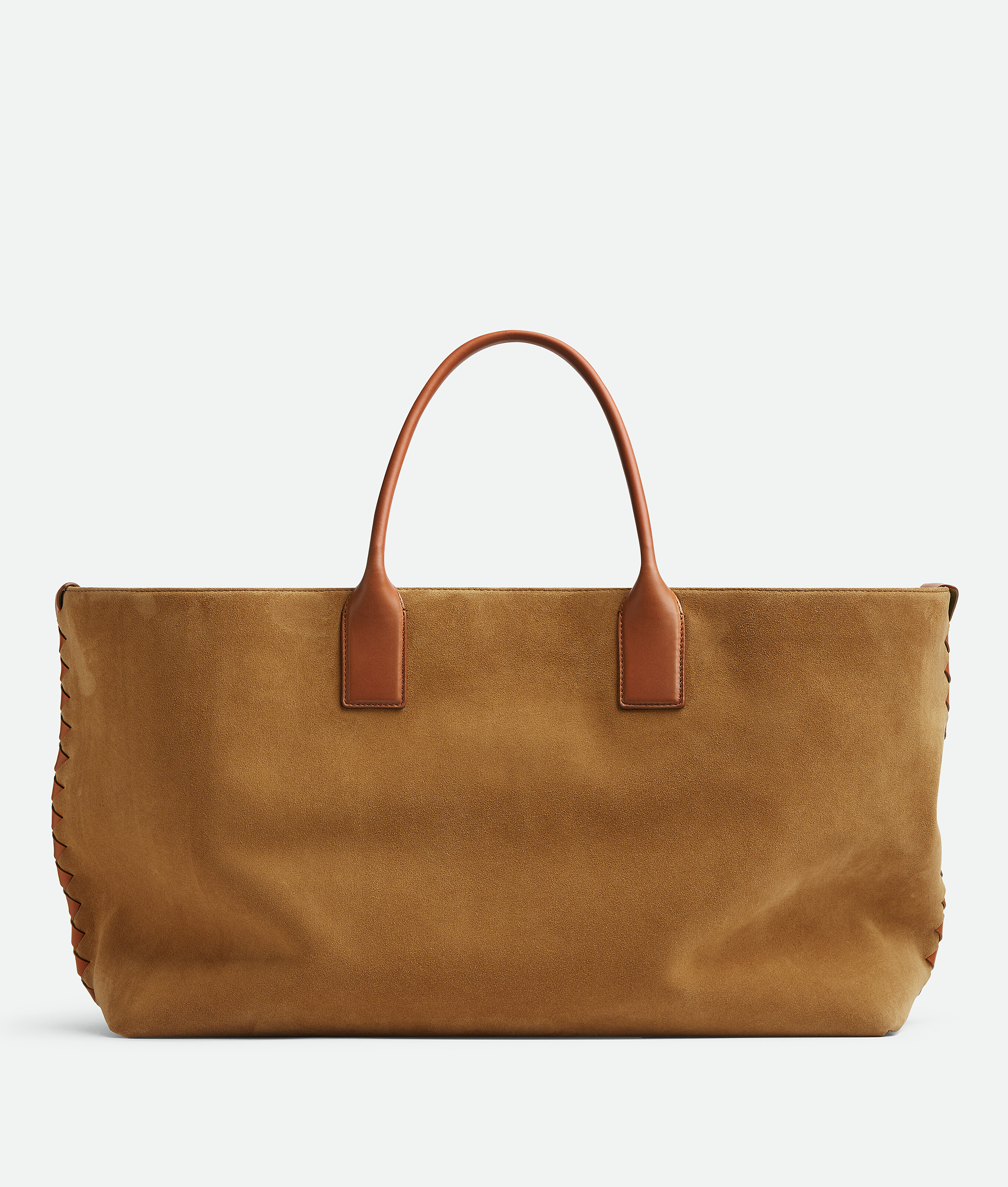 Bottega Veneta Large Cabat Leather Tote Bag In Camel/light Wood