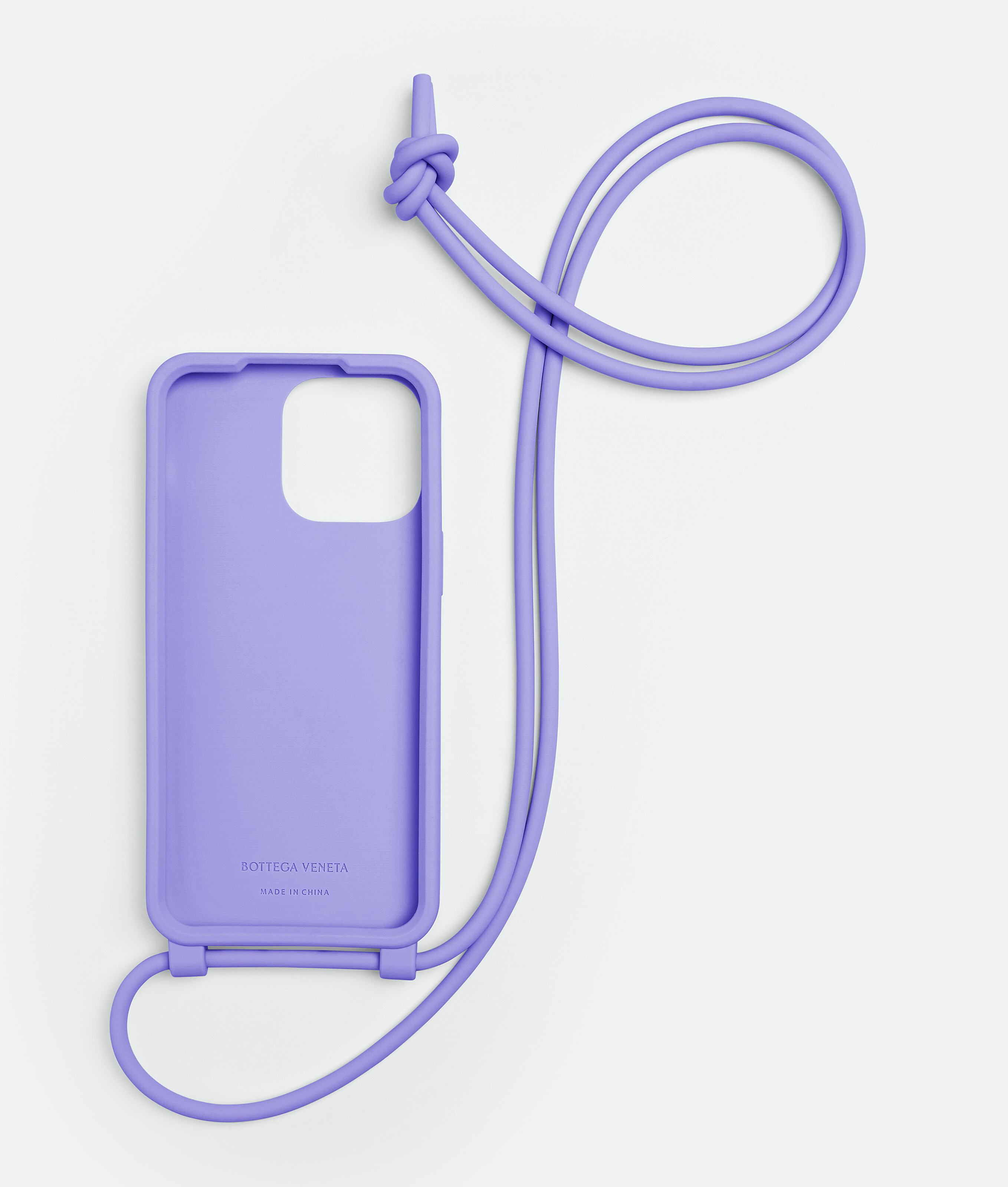 Shop Bottega Veneta Iphone 14 Pro Max Case On Strap In Purple