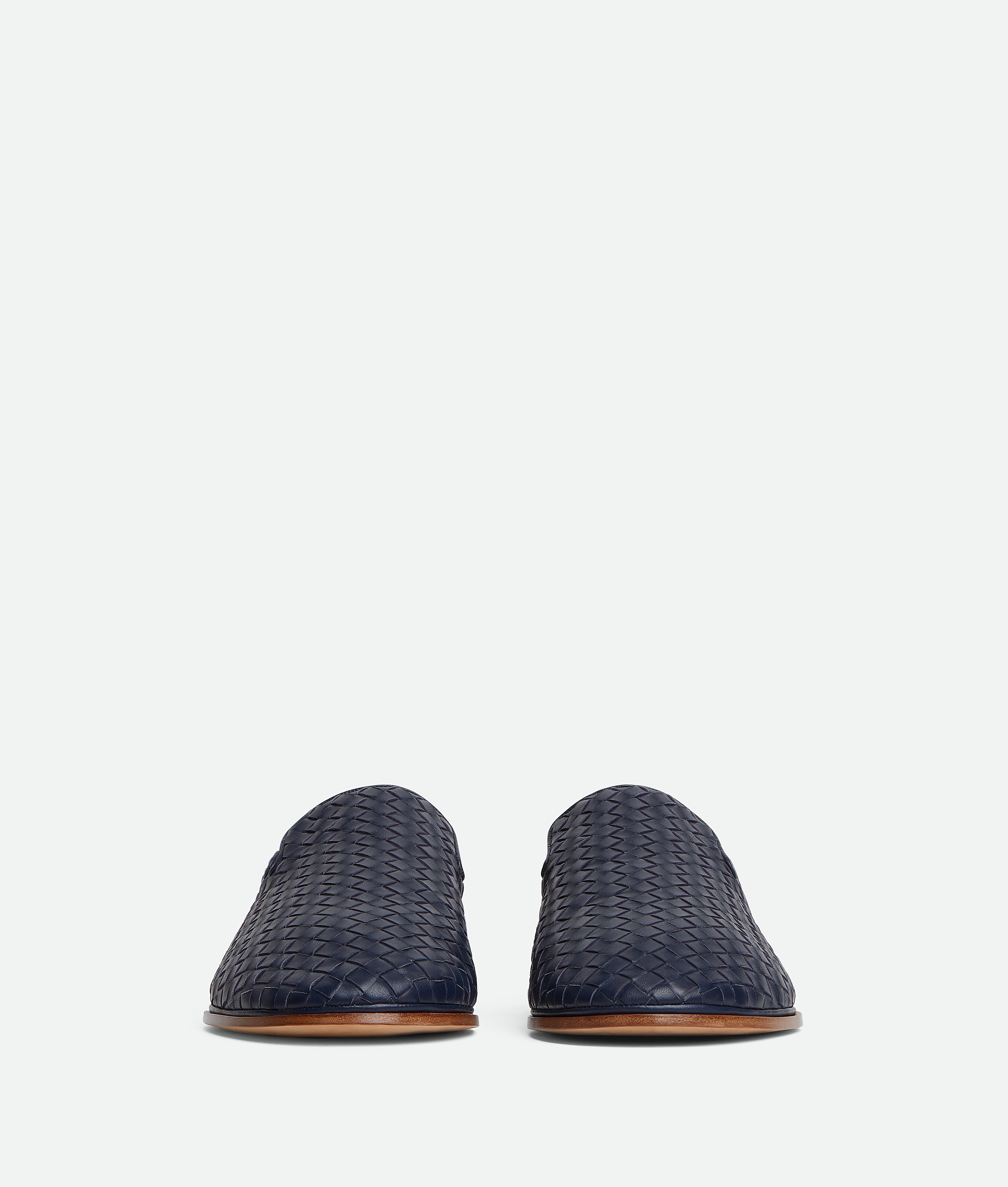 Bottega Veneta Leather Intrecciato Sunday Slippers