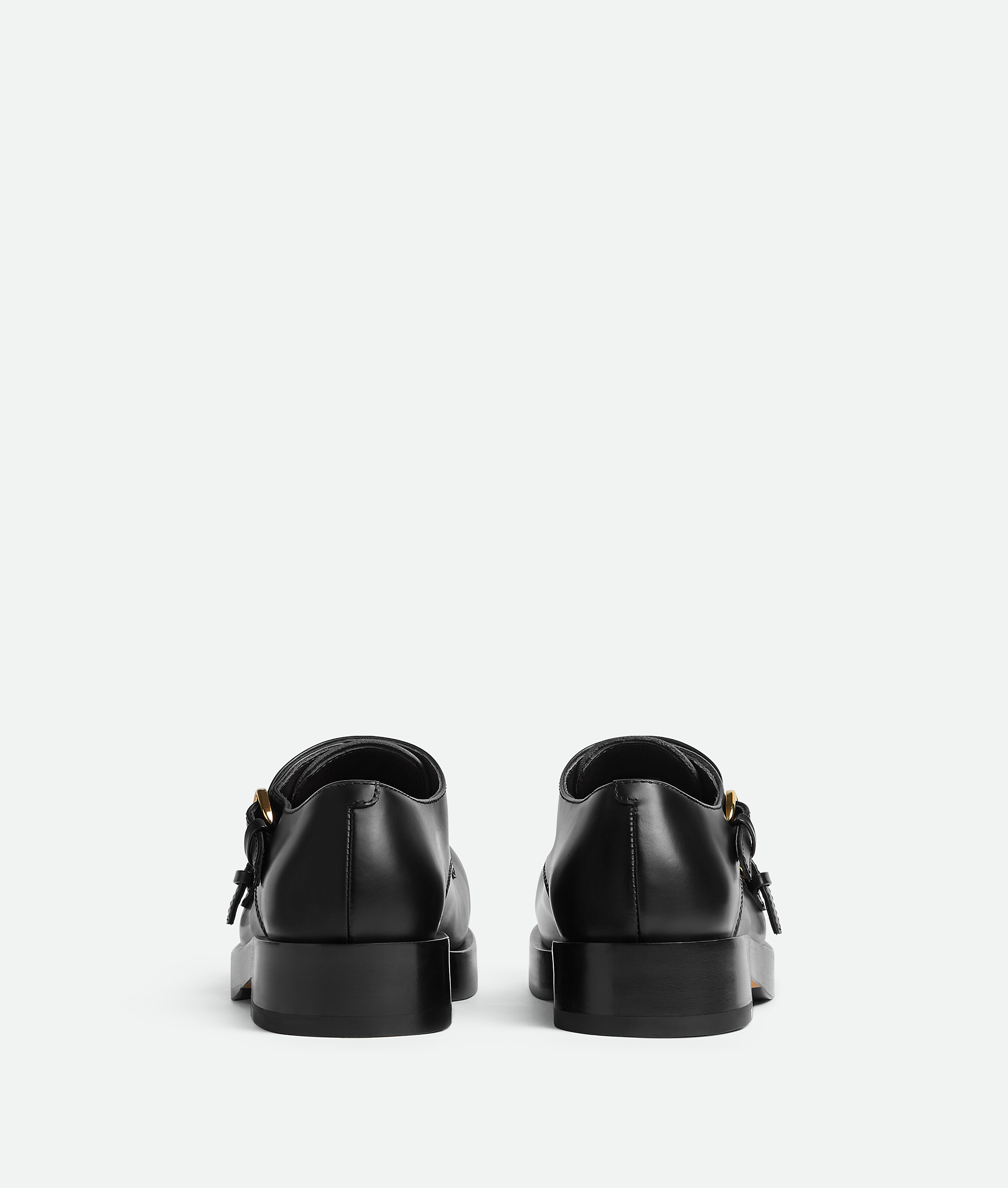 Shop Bottega Veneta Helium Monkstraps In Black