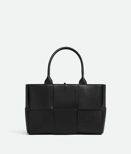 BOTTEGA VENETA ミニ アルコ トートバッグ 黒約25x16×8CM