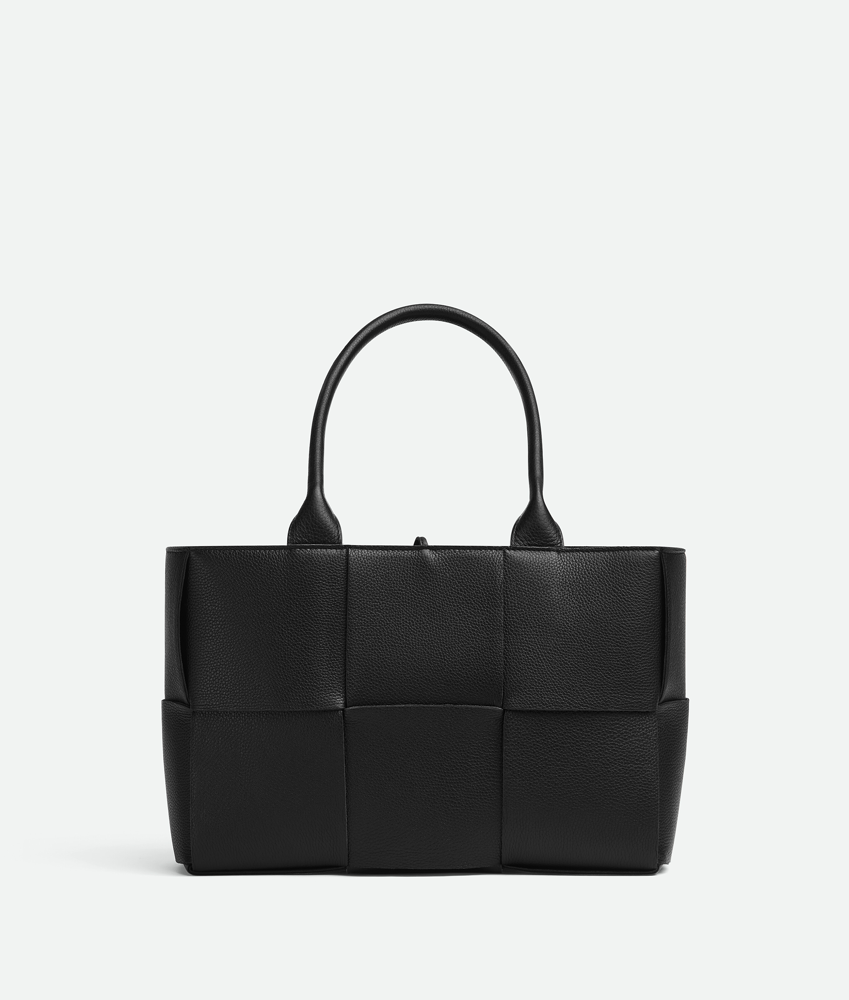 Shop Bottega Veneta Small Arco Tote Bag In Black