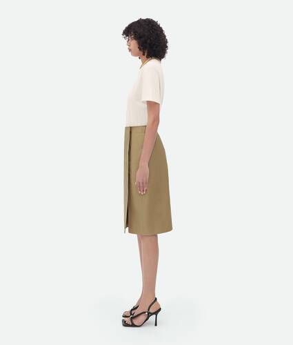 Shiny Leather Skirt