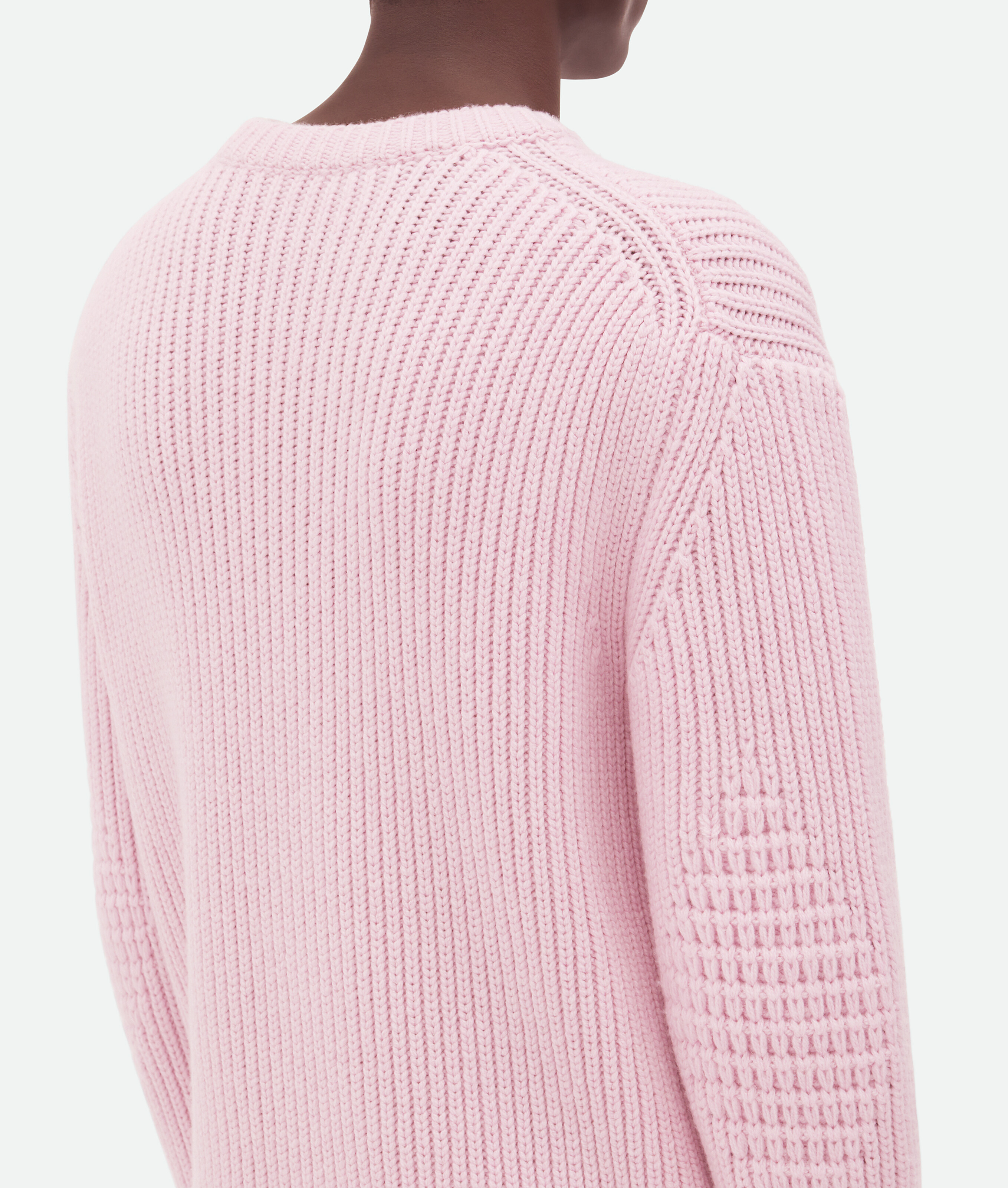 Shop Bottega Veneta Heavy Wool And Cashmere Jumper In Pink