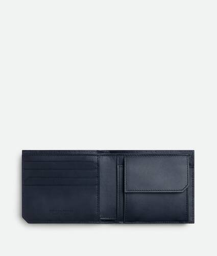 Intrecciato Piccolo Bi-Fold Wallet With Coin Purse