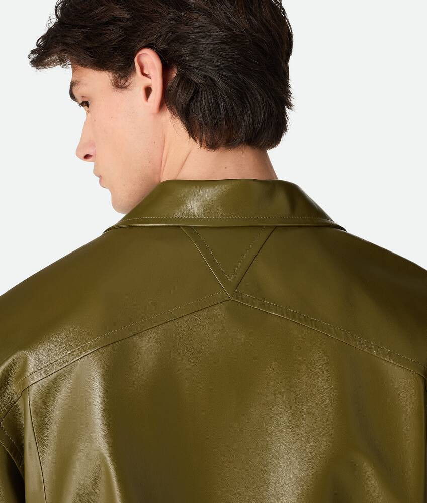 Display a large version of the product image 4 - Leather Nappa Shirt