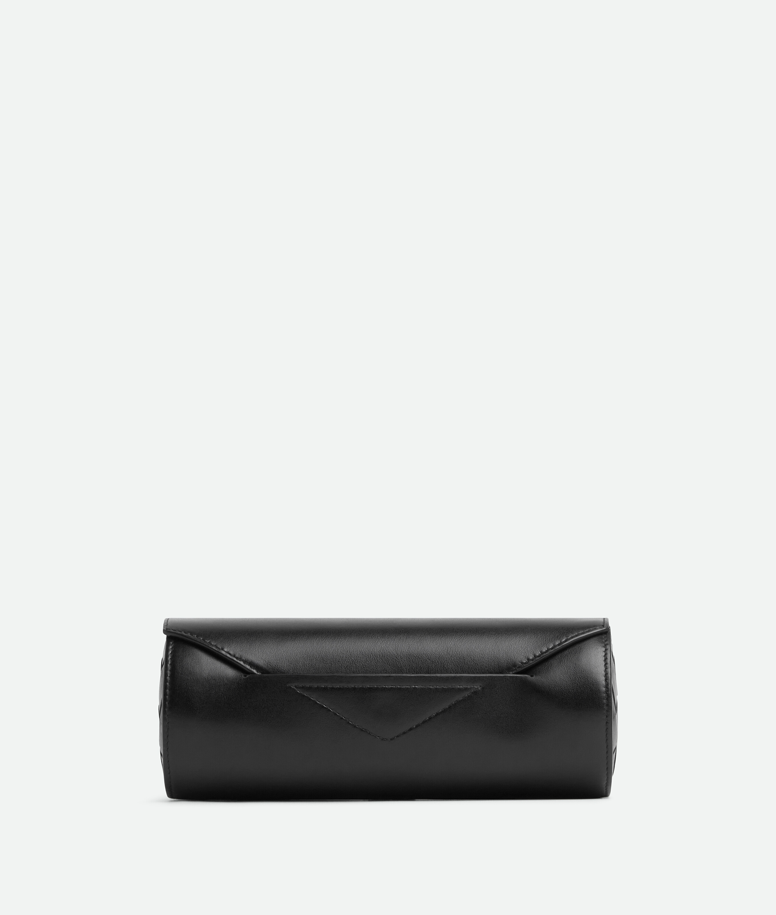 Shop Bottega Veneta Intrecciato 15 Watch Case In Black