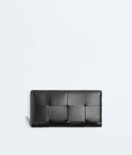 Men's Cassette Zip Around Wallet in Black Bottega Veneta Belgium EN - Image 1
