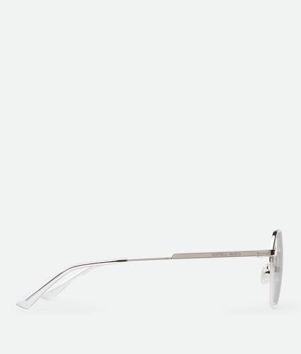 Classic Metal Semi rimless Panthos Eyeglasses